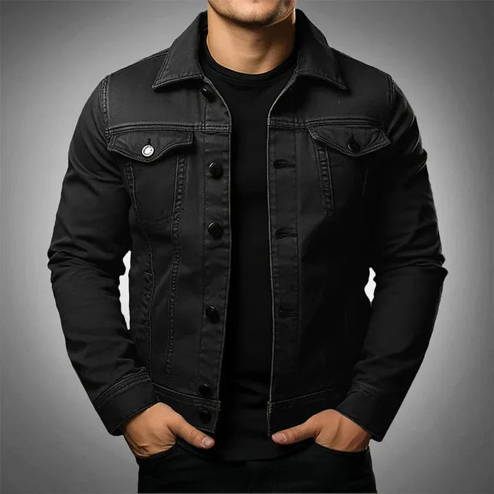 Jaqueta Jeans Masculina Slim Kingsmen KM073