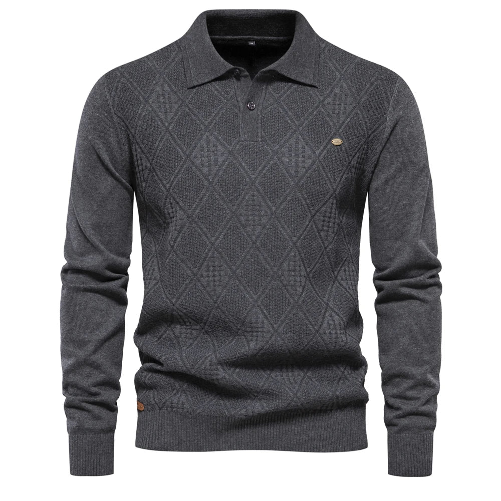 Suéter Masculino Slim Fit em Lã Kingsmen KM178