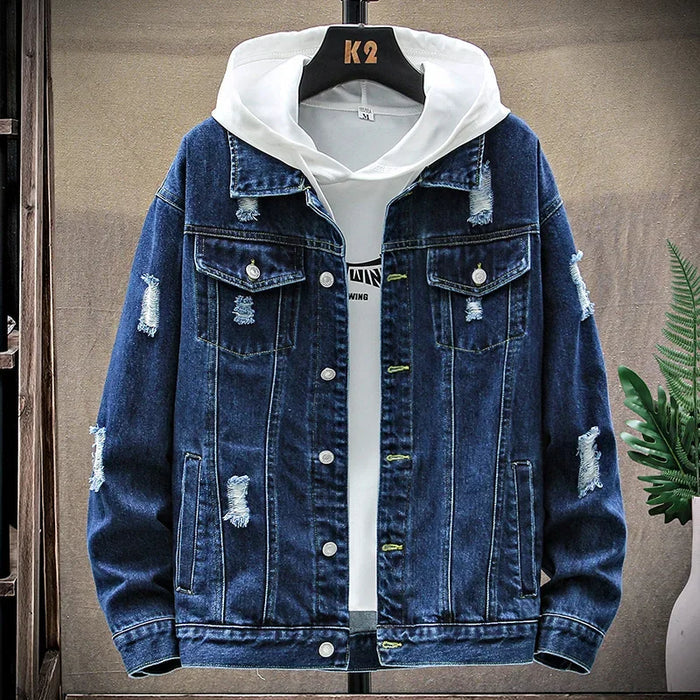 Jaqueta Jeans Masculina  Kingsmen KM138