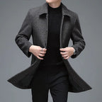 Sobretudo Social Masculino Curto em Lã Kingsmen KM217