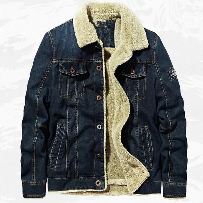 Jaqueta Jeans Masculina Acolchoada  Kingsmen KM137