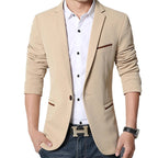 Blazer Masculino Slim Fit em Algodão Kingsmen KM001