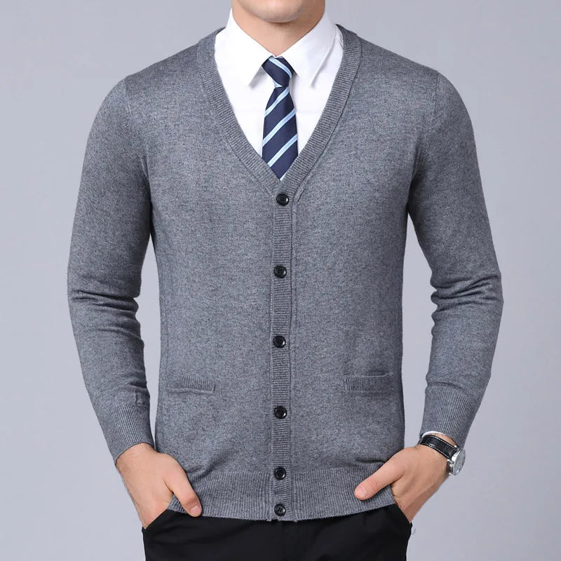 Suéter Masculino Slim Fit em Lã Kingsmen KM184