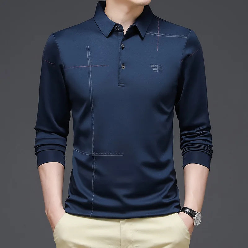 Camisa Polo Manga Comprida Masculina Kingsmen KM052