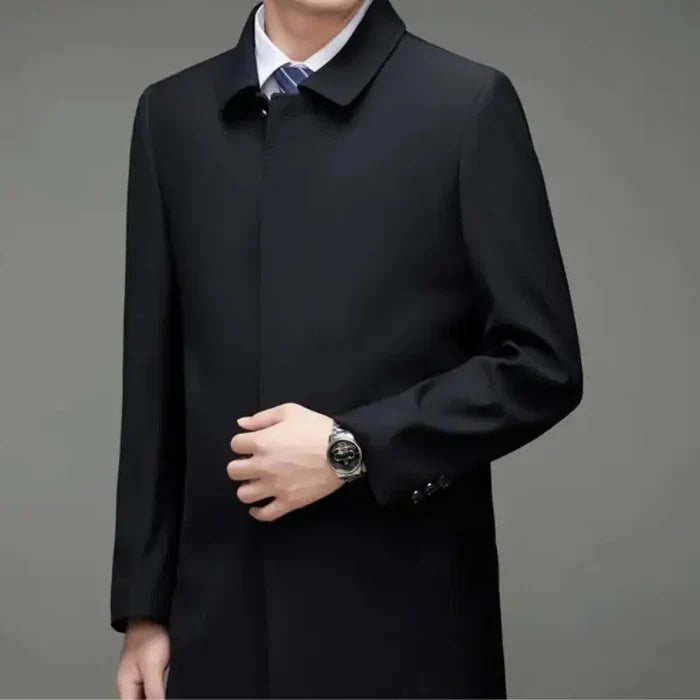 Sobretudo Masculino Executivo em Lã Kingsmen KM229