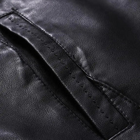 Jaqueta Masculina em Couro Kingsmen KM115