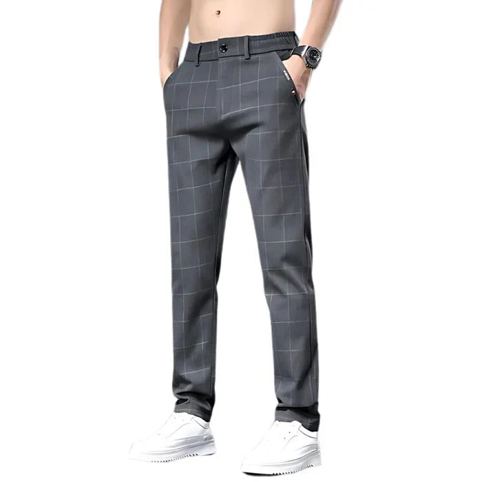 Calça Social Xadrez Masculina Kngsmen KM204