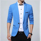 Blazer Masculino Slim Fit em Algodão Kingsmen KM001
