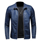 Jaqueta de Couro Motociclista Masculina Kingsmen  KM167