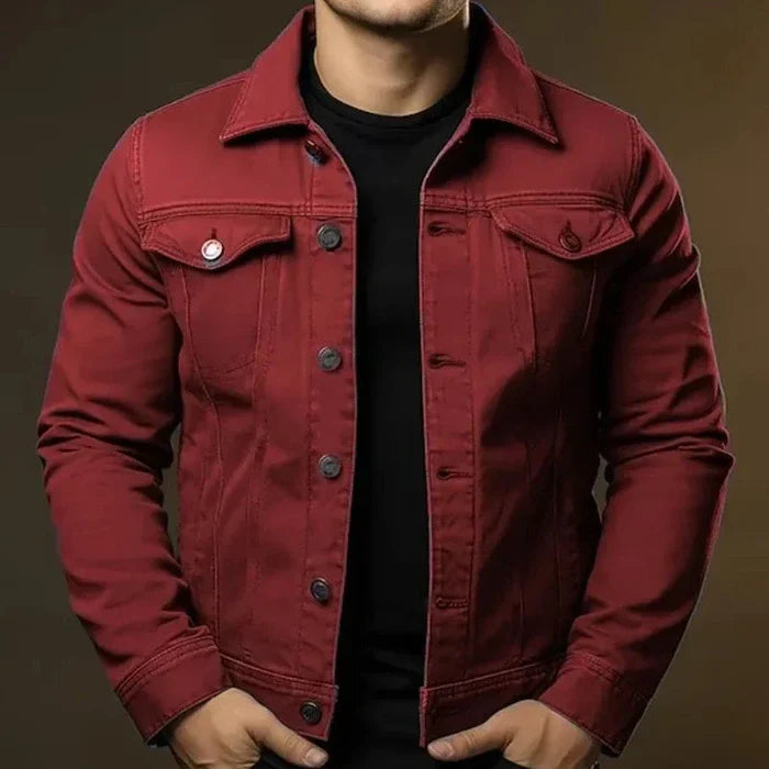 Jaqueta Jeans Masculina Slim Kingsmen KM073