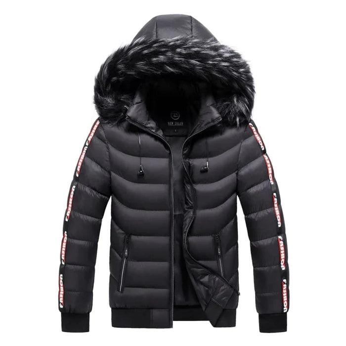 Jaqueta Puffer Masculina Capuz Forrado Kingsmen KM112