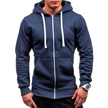 Jaqueta Moletom Masculina com Capuz e Zíper Kingsmen KM092