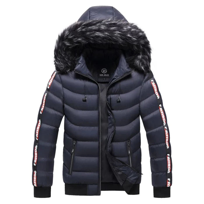 Jaqueta Puffer Masculina Capuz Forrado Kingsmen KM112