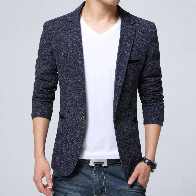 Blazer Masculino em Algodão Kingsmen KM007