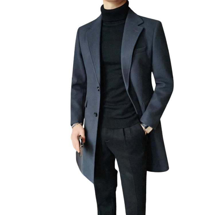 Sobretudo Masculino em Lã Kingsmen KM210